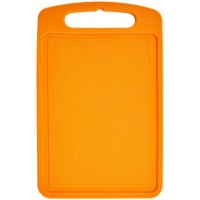 Доска разделочная Алеана пластик светло-оранжевый, 25х15 см